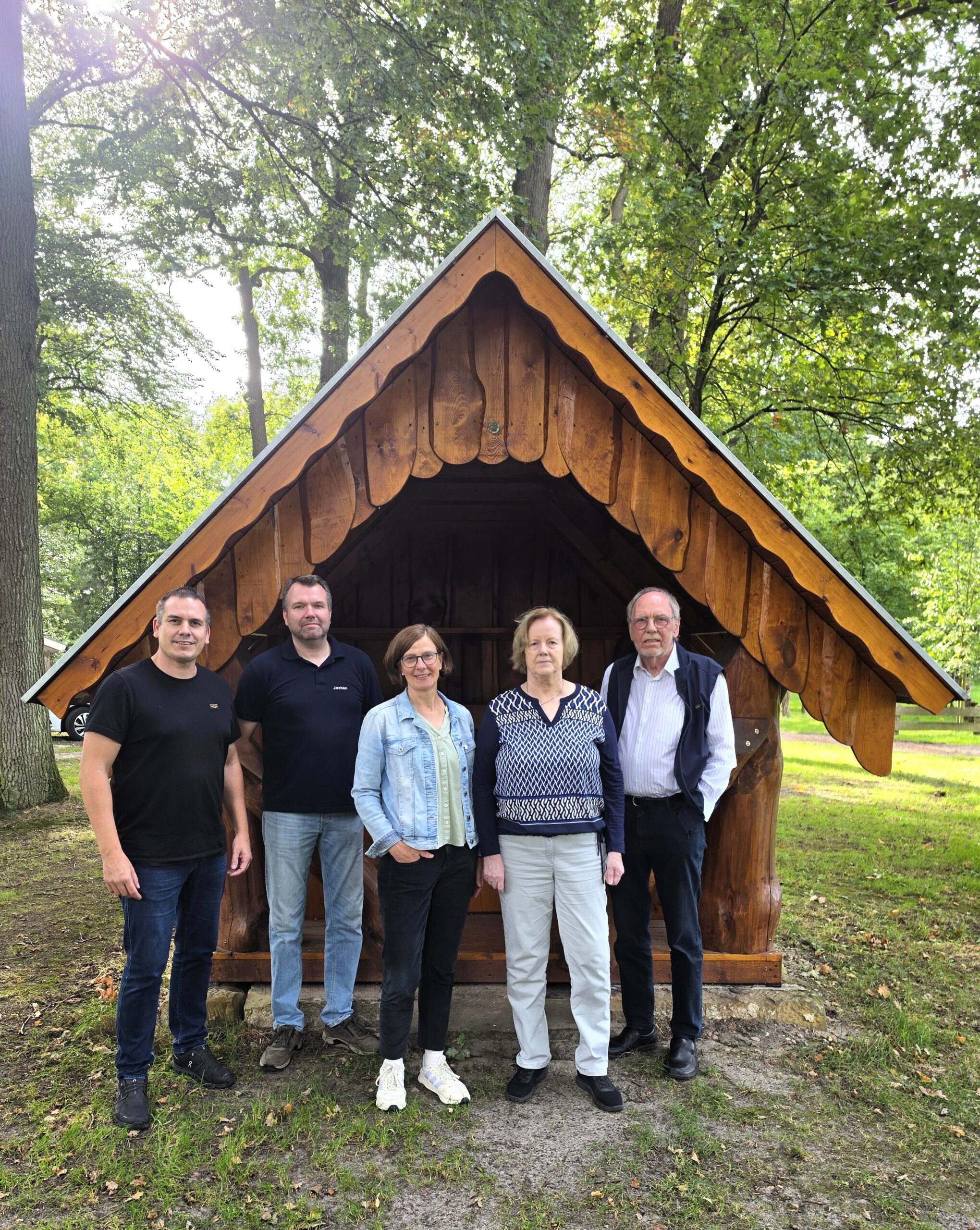Neue Schutzhütte in Wilsum